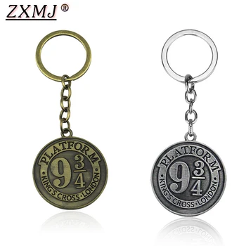 ZXMJ Harried Platform 9 3/4 Logo potters Keychain Keyring 2 Colors Vintage Round Pendant Hogwarts School Chaveiro Jewelry Gift
ZXMJ Harried Platform 9 3/4 Logo potters Keychain Keyring 2 Colors Vintage Round Pendant Hogwarts School Chaveiro Jewelry Gift