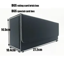 BGS Rating Card Brick Storage Box PSA Card Brick Card Case Deck Box For MTG/TCG/ PTCG/PKM Trading Cards Can Hold 30+ Card Bricks
BGS Rating Card Brick Storage Box PSA Card Brick Card Case Deck Box For MTG/TCG/ PTCG/PKM Trading Cards Can Hold 30+ Card Bricks