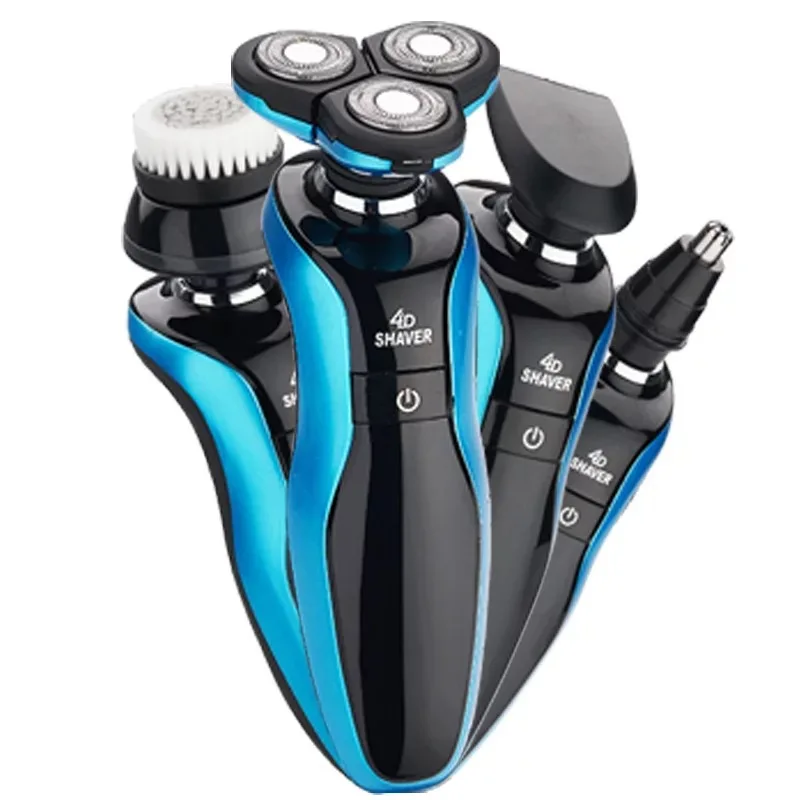 4D Electric Razor Whirlwind 3 Cutter Head Men Rechargeable Wet Dry Waterproof Smart Control Shaving Beard Machine
4D Electric Razor Whirlwind 3 Cutter Head Men Rechargeable Wet Dry Waterproof Smart Control Shaving Beard Machine