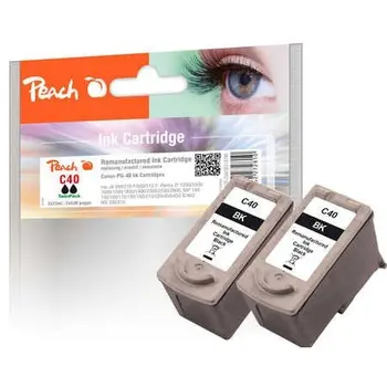 Peach, PI100-204 printhead for Canon PG-40, Black (pack of 2) inkjet and laser printers
Peach, PI100-204 printhead for Canon PG-40, Black (pack of 2) inkjet and laser printers