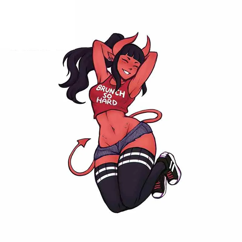 Devil Girl Car Stickers and Decals Vinyl Sticker Bumper Decoration 3D for Vehicle Window Auto Sunscreen Car Accessories KK13*9cm
Devil Girl Car Stickers and Decals Vinyl Sticker Bumper Decoration 3D for Vehicle Window Auto Sunscreen Car Accessories KK13*9cm