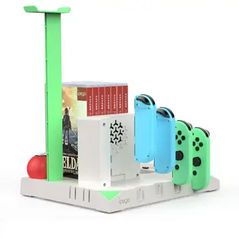 iPEGA PG-SW036 9 in 1 Charging Dock USB Charging Station For Nintendo Switch Joy-con Gamepad Dual Charger with Game disc rack
iPEGA PG-SW036 9 in 1 Charging Dock USB Charging Station For Nintendo Switch Joy-con Gamepad Dual Charger with Game disc rack
