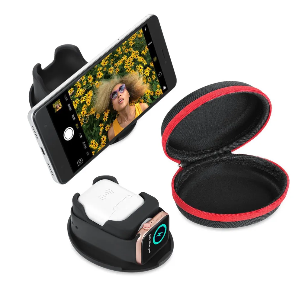 2in1 Charging Holder Dock for Apple Watch and Airpods Charger Cases and Portable Protective Travel Storage Bag Travel Carry Case
2in1 Charging Holder Dock for Apple Watch and Airpods Charger Cases and Portable Protective Travel Storage Bag Travel Carry Case
