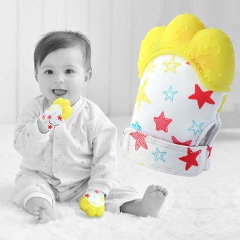 NoEnName-Null Baby Glove Silicone Teether Pacifier Teething Wrapper Sound Candy Mitten Nursing
NoEnName-Null Baby Glove Silicone Teether Pacifier Teething Wrapper Sound Candy Mitten Nursing