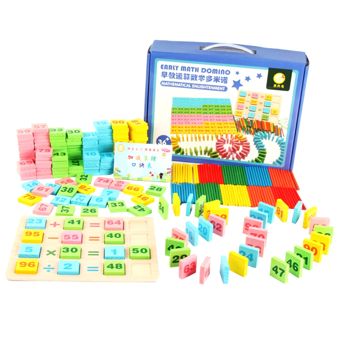 200Pcs Children Early Educational Toys Wooden Domino Blocks Arithmetic Tile Games Learning Educational Toy Kids Children Gift
200Pcs Children Early Educational Toys Wooden Domino Blocks Arithmetic Tile Games Learning Educational Toy Kids Children Gift