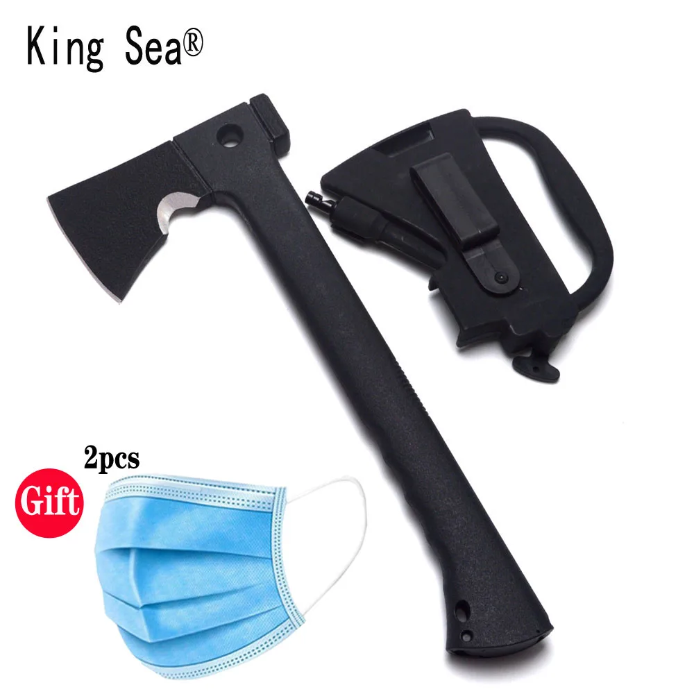 Многофункциональный ручной топор King Sea Survival для кемпинга Tomahawk с пластиковым