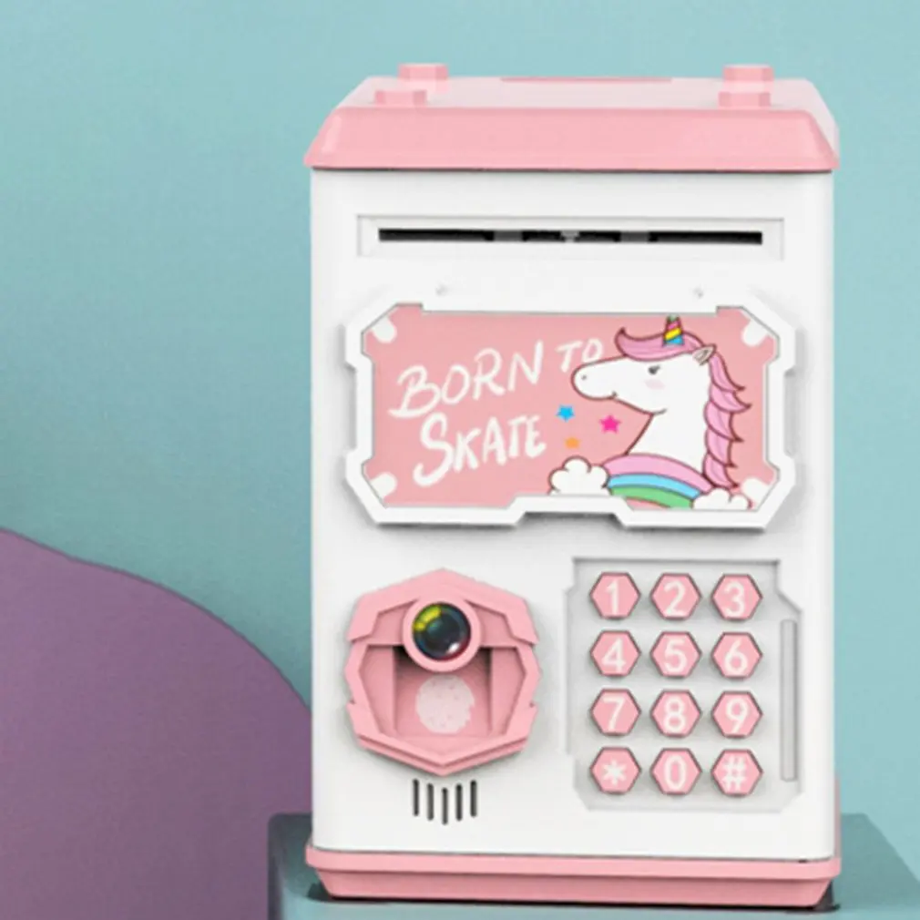 Simulated Face Recognition ATM Machine Cash Box Emulation Password Automatic Roll Money Safe Piggy Bank Without Electric Toys
Simulated Face Recognition ATM Machine Cash Box Emulation Password Automatic Roll Money Safe Piggy Bank Without Electric Toys