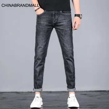 Xbl329 # Straight Summer Thin Section ( Red G After Bag ) Black Grey Feet Elastic Force Jeans Super Male 28-38
Xbl329 # Straight Summer Thin Section ( Red G After Bag ) Black Grey Feet Elastic Force Jeans Super Male 28-38