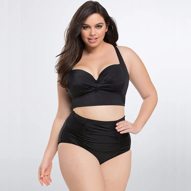 Women's Plus Size High Waist Bandage Bikini Sets Chic Swimsuit Retro Bathing Suit
Women's Plus Size High Waist Bandage Bikini Sets Chic Swimsuit Retro Bathing Suit