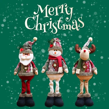 Christmas Tree Ornaments Xmas Santa Claus Snowman Elk Doll Party Decorations For Home Navidad Gift 
Christmas Tree Ornaments Xmas Santa Claus Snowman Elk Doll Party Decorations For Home Navidad Gift