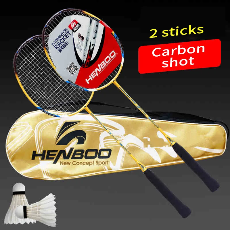 HENBOO Professional Badminton Racket Set Family Double Badminton Racket Titanium Alloy Lightest Durable Standard Badminton 2304
HENBOO Professional Badminton Racket Set Family Double Badminton Racket Titanium Alloy Lightest Durable Standard Badminton 2304