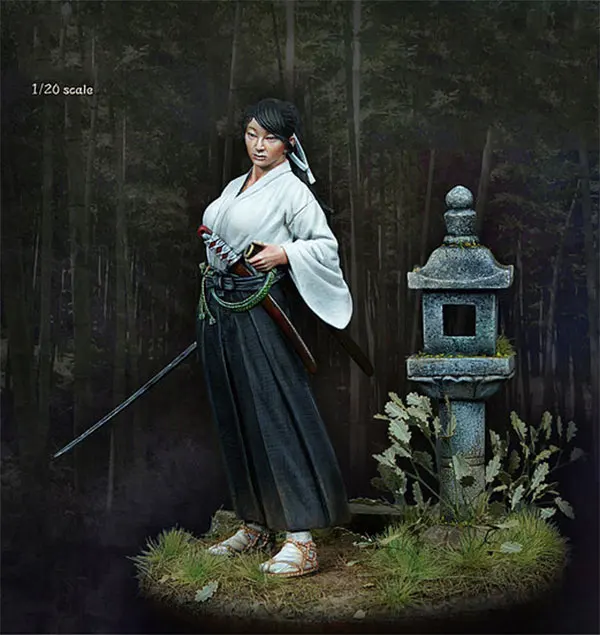 Simulation 1/20 Scale 90 MM Japanese Female Samurai Miniatures Unpainted DIY Assembling Static Woman Figure GK Resin Model Kits
Simulation 1/20 Scale 90 MM Japanese Female Samurai Miniatures Unpainted DIY Assembling Static Woman Figure GK Resin Model Kits