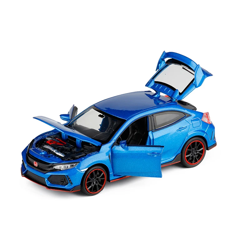 New 1:32 HONDA CIVIC TYPE-R Diecasts Toy Vehicles Car Model With Sound Light Collection Car Toys For Children Gift Toys
New 1:32 HONDA CIVIC TYPE-R Diecasts Toy Vehicles Car Model With Sound Light Collection Car Toys For Children Gift Toys