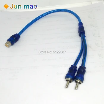 1 Female RCA 2 Male Adapter Cable Wire Splitter Stereo Audio Signal Connector
1 Female RCA 2 Male Adapter Cable Wire Splitter Stereo Audio Signal Connector