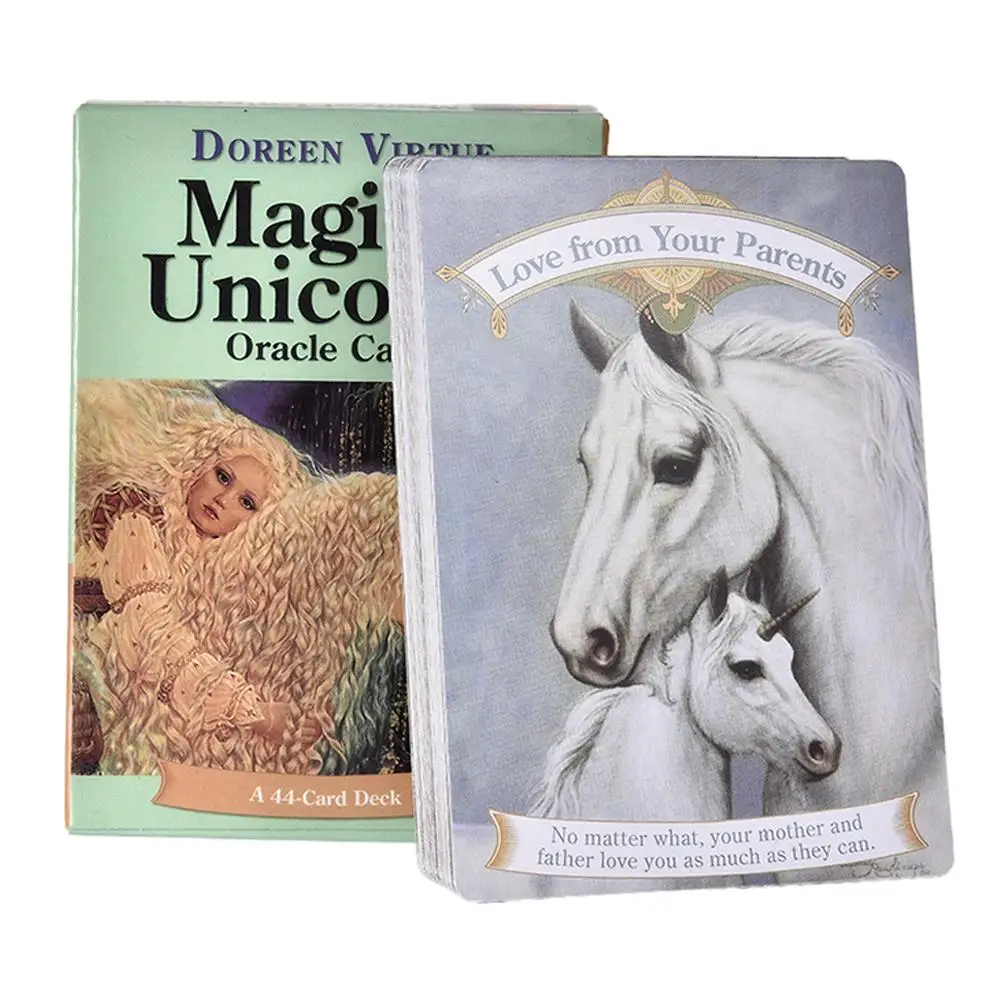2020 Tarot Cards Full English 44 Magical Unicorn Oracle Cards For Family Gift Party Playing Card Table Game Entertainment
2020 Tarot Cards Full English 44 Magical Unicorn Oracle Cards For Family Gift Party Playing Card Table Game Entertainment
