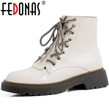 FEDONAS Vintage Genuine Leather Shoes Woman 2020 Autumn Winter Genuine Leather Women Boots Platform Party Working Ankle Boots
FEDONAS Vintage Genuine Leather Shoes Woman 2020 Autumn Winter Genuine Leather Women Boots Platform Party Working Ankle Boots