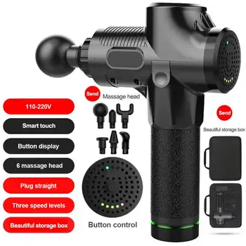 1200-3300r/min Electric Muscle Massage Gun Fitness Exercise Muscle Relaxation Machine Deep Tissue Therapy Fascia Massager
1200-3300r/min Electric Muscle Massage Gun Fitness Exercise Muscle Relaxation Machine Deep Tissue Therapy Fascia Massager