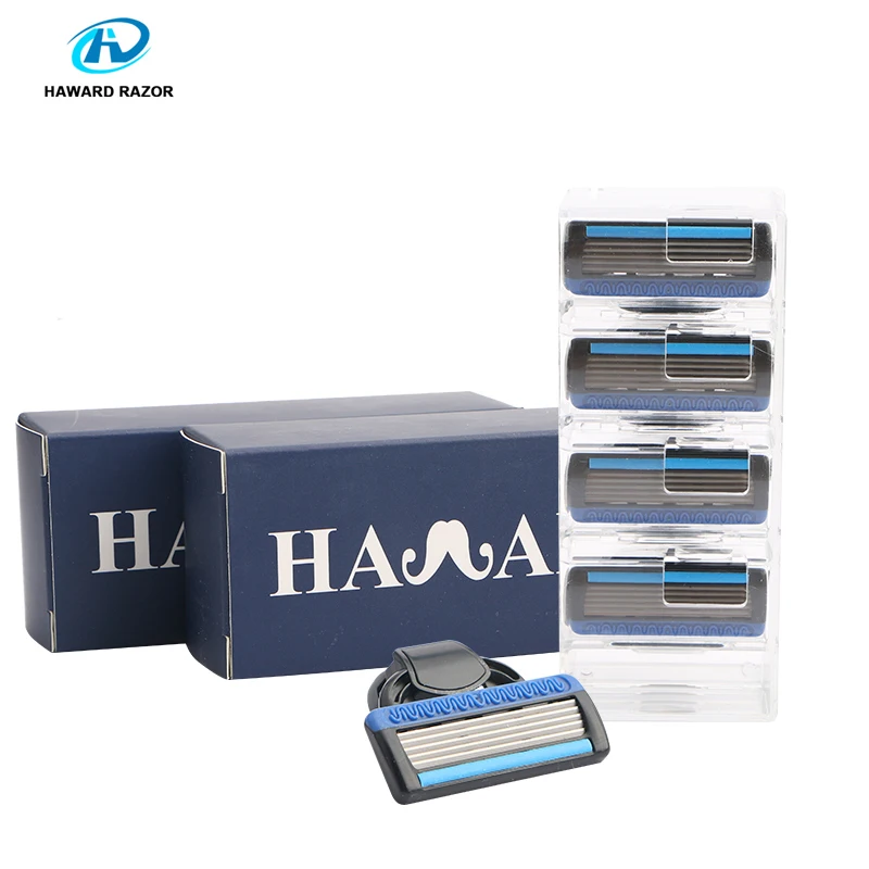 HAWARD Razor Blade 5-layer Blade Razor Head System Men's Manual Shaving Razor Blade Used For Shaving&Hair Removal,8 Cartridges
HAWARD Razor Blade 5-layer Blade Razor Head System Men's Manual Shaving Razor Blade Used For Shaving&Hair Removal,8 Cartridges
