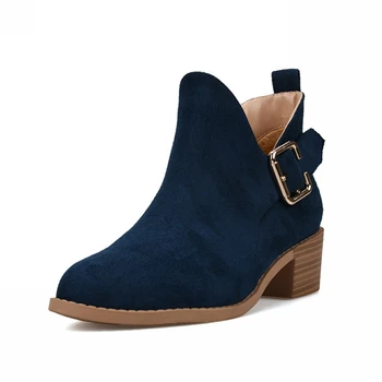 Timalina Women Ankle Boots Chunky Block High Heel Chelsea Boots Metal Buckle Round Toe Short Plush Winter Shoes Woman
Timalina Women Ankle Boots Chunky Block High Heel Chelsea Boots Metal Buckle Round Toe Short Plush Winter Shoes Woman
