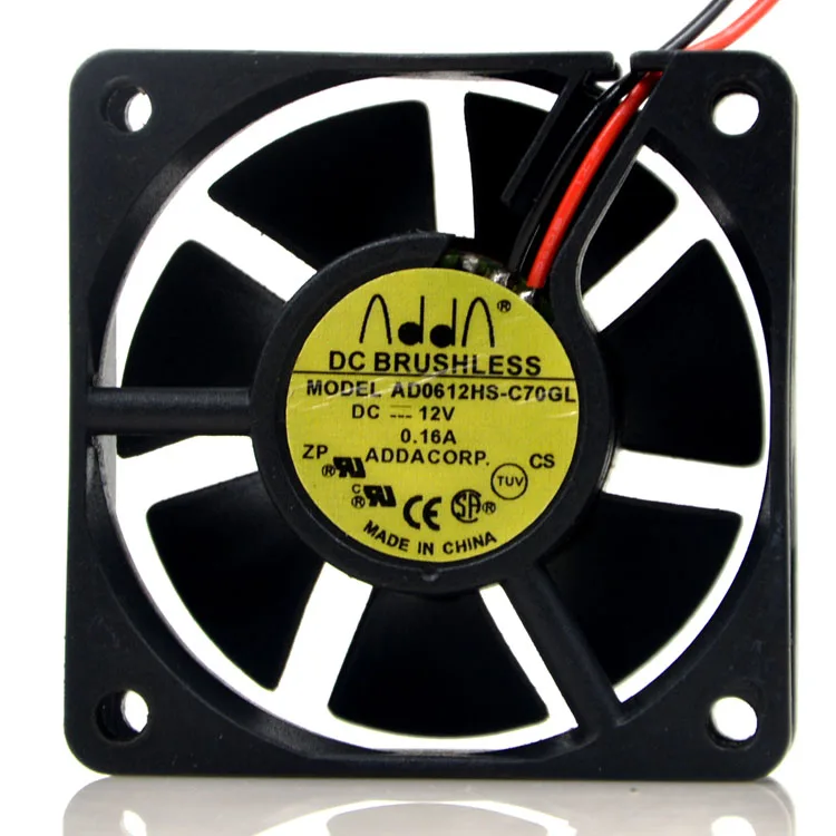 Аутентичные AD0612HS-C70GL 12V 0.16A 6 см 6020 2 линии вентилятор | Компьютеры и офис