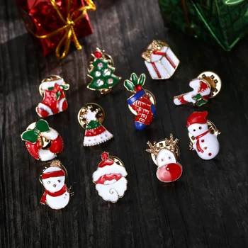 Rinhoo 12pcs/Lot Christmas Brooches New Year Accessory Christmas Tree Snowman Donuts Brooch Pins Xmas Jewelry Gifts
Rinhoo 12pcs/Lot Christmas Brooches New Year Accessory Christmas Tree Snowman Donuts Brooch Pins Xmas Jewelry Gifts