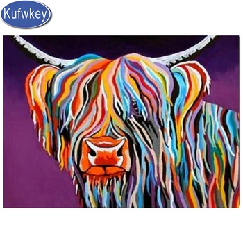 Bull diamond painting Full Square 5d diy Diamond Embroidery Cross Stitch Animal Mosaic diamond Highland cow home decor Gift
Bull diamond painting Full Square 5d diy Diamond Embroidery Cross Stitch Animal Mosaic diamond Highland cow home decor Gift