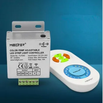 New FUT040 Miboxer 433MHz Dual White CCT LED dimming Controller for warm white&cool white led strip light,DC12V-24V
New FUT040 Miboxer 433MHz Dual White CCT LED dimming Controller for warm white&cool white led strip light,DC12V-24V