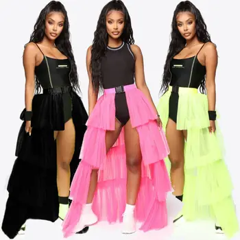 2019 New Arrivals Summer Fashion Women Womens Layer Cake Skirt Long Maxi Lace Tulle Skirts Ladies Party Wear Gown Beachwear 
2019 New Arrivals Summer Fashion Women Womens Layer Cake Skirt Long Maxi Lace Tulle Skirts Ladies Party Wear Gown Beachwear