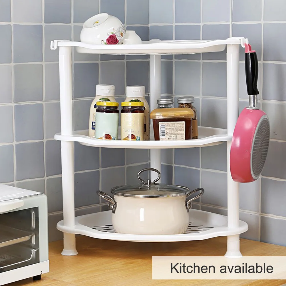 Triangle 3 Layers Corner Storage Rack Cabinet Plastic Sundries Organizer Bathroom Kitchen Racks Shelf Organizer Holder
Triangle 3 Layers Corner Storage Rack Cabinet Plastic Sundries Organizer Bathroom Kitchen Racks Shelf Organizer Holder