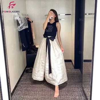 Women Skirt 2020 New Arrival Autumn Fashion Designer Bow A-Line Ankle-Length Runway Skirts
Women Skirt 2020 New Arrival Autumn Fashion Designer Bow A-Line Ankle-Length Runway Skirts
