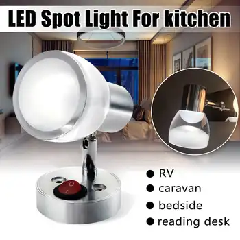 12V 3W LED Mini Spot Light Bedside Reading Lamp Wall Lamp For Hotel Bedroom RV Motorhome Boat
12V 3W LED Mini Spot Light Bedside Reading Lamp Wall Lamp For Hotel Bedroom RV Motorhome Boat
