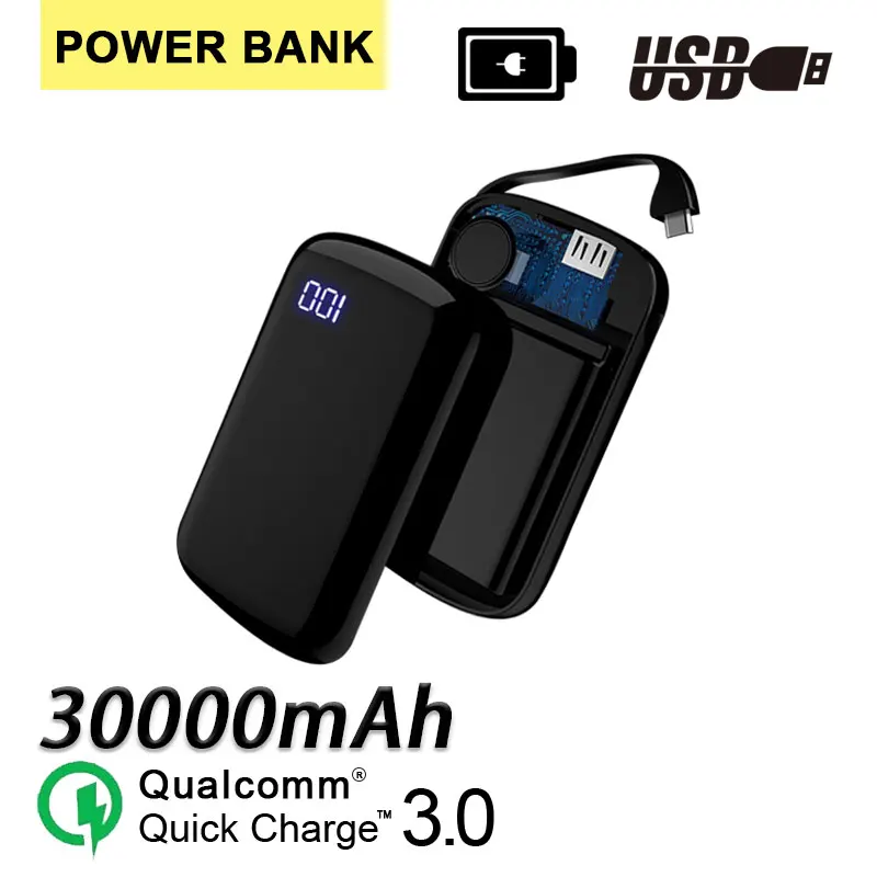 30000mah Mini LCD Digital Display Power Bank for Smartpone Pover Bank Charger Portable Dual Usb Ports External Battery Poverba
30000mah Mini LCD Digital Display Power Bank for Smartpone Pover Bank Charger Portable Dual Usb Ports External Battery Poverba