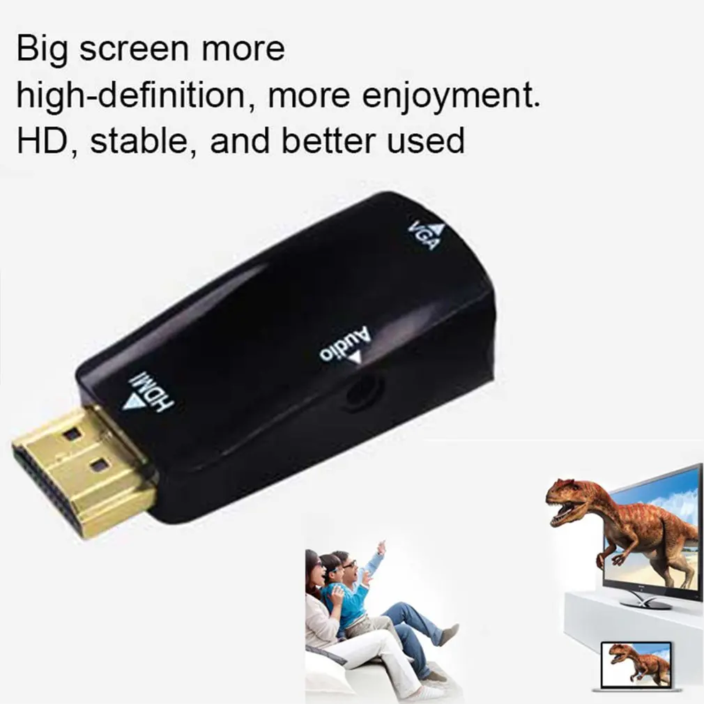 HDMI to VGA Converter With Audio Cable Male to Female for PC Laptop Tablet Support 1080P HDTV Adapter Hot Sales dropshipping
HDMI to VGA Converter With Audio Cable Male to Female for PC Laptop Tablet Support 1080P HDTV Adapter Hot Sales dropshipping