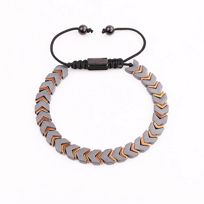 2020 New Design Men Jewelry Gift Bracelet Hematite Beads Handmade Macrame Bracelet Men
2020 New Design Men Jewelry Gift Bracelet Hematite Beads Handmade Macrame Bracelet Men