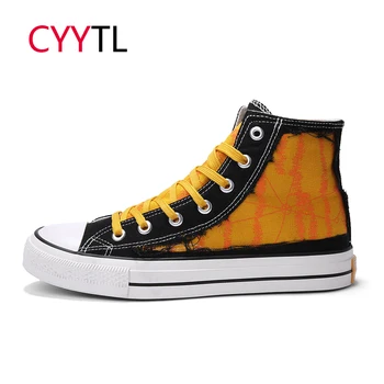 CYYTL Men Fashion Shoes 2019 Autumn Hight-top Canvas Vulcanized Casual Sneakers Mixed Colors Tenis Masculino Zapatos De Hombre
CYYTL Men Fashion Shoes 2019 Autumn Hight-top Canvas Vulcanized Casual Sneakers Mixed Colors Tenis Masculino Zapatos De Hombre