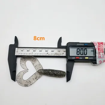 2020 soft plastic Fishing lure Double Tail Soft Worm Lure 8cm/4.6g 6.2cm 2.2g Soft Bait Rockfish Bait
2020 soft plastic Fishing lure Double Tail Soft Worm Lure 8cm/4.6g 6.2cm 2.2g Soft Bait Rockfish Bait