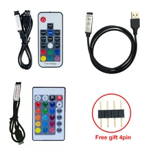USB Led Strip Lights 5 12 24 V Volt RGB USB IR RF Remote Controller 5V 12V 24V USB LED Strip light 3 17 24 Key Remote Wireless
USB Led Strip Lights 5 12 24 V Volt RGB USB IR RF Remote Controller 5V 12V 24V USB LED Strip light 3 17 24 Key Remote Wireless