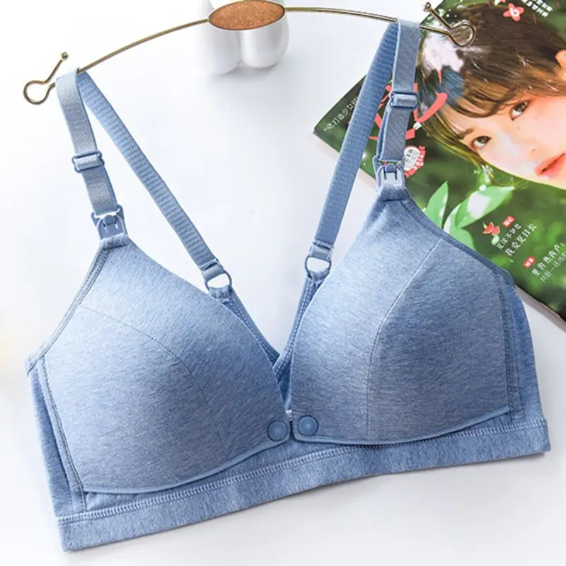 2019 New Solid Color Women's Cotton Front Button Breastfeeding Breast Without Rims Pregnant Women Nursing Bra
2019 New Solid Color Women's Cotton Front Button Breastfeeding Breast Without Rims Pregnant Women Nursing Bra