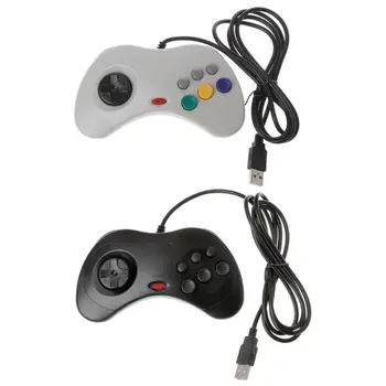 1pcs New USB Classic Gamepad Gamepad Controller for Saturn System Style Wired Game Controller Joypad for PC For Sega
1pcs New USB Classic Gamepad Gamepad Controller for Saturn System Style Wired Game Controller Joypad for PC For Sega