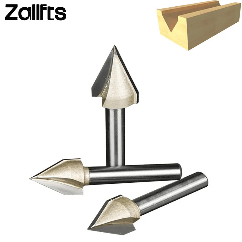 Tideway Router Bit 1/2" 1/4" Shank V Type Slotting Cutter Tungsten Router Bits for Wood Woodworking Carving Tools End Mill
Tideway Router Bit 1/2" 1/4" Shank V Type Slotting Cutter Tungsten Router Bits for Wood Woodworking Carving Tools End Mill