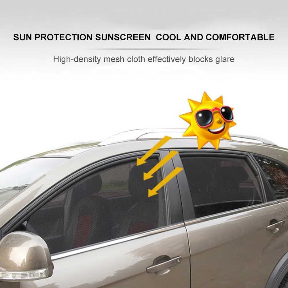 Universal Magnetic Car Side Window Sun Shade UV Protection Curtain Summer Mesh Auto Car Window Sunshade Sun Shade Curtain
Universal Magnetic Car Side Window Sun Shade UV Protection Curtain Summer Mesh Auto Car Window Sunshade Sun Shade Curtain
