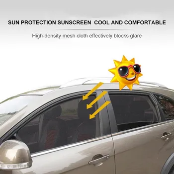 Universal Magnetic Car Side Window Sun Shade UV Protection Curtain Summer Mesh Auto Car Window Sunshade Sun Shade Curtain
Universal Magnetic Car Side Window Sun Shade UV Protection Curtain Summer Mesh Auto Car Window Sunshade Sun Shade Curtain