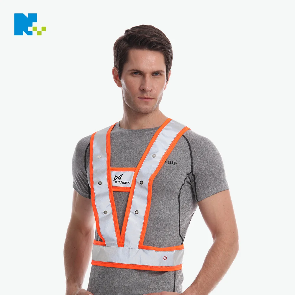 V Shaped Reflective LED Waistcoat Highway Safe Shining Clothing YZG-09 Charging Reflective Vest LED
V Shaped Reflective LED Waistcoat Highway Safe Shining Clothing YZG-09 Charging Reflective Vest LED