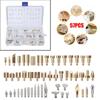 56pcs Soldering Iron Set Wood Burning Pen Tips Stencil Soldering Iron Tip Engraver Set Pen Kit Extra Tips
56pcs Soldering Iron Set Wood Burning Pen Tips Stencil Soldering Iron Tip Engraver Set Pen Kit Extra Tips