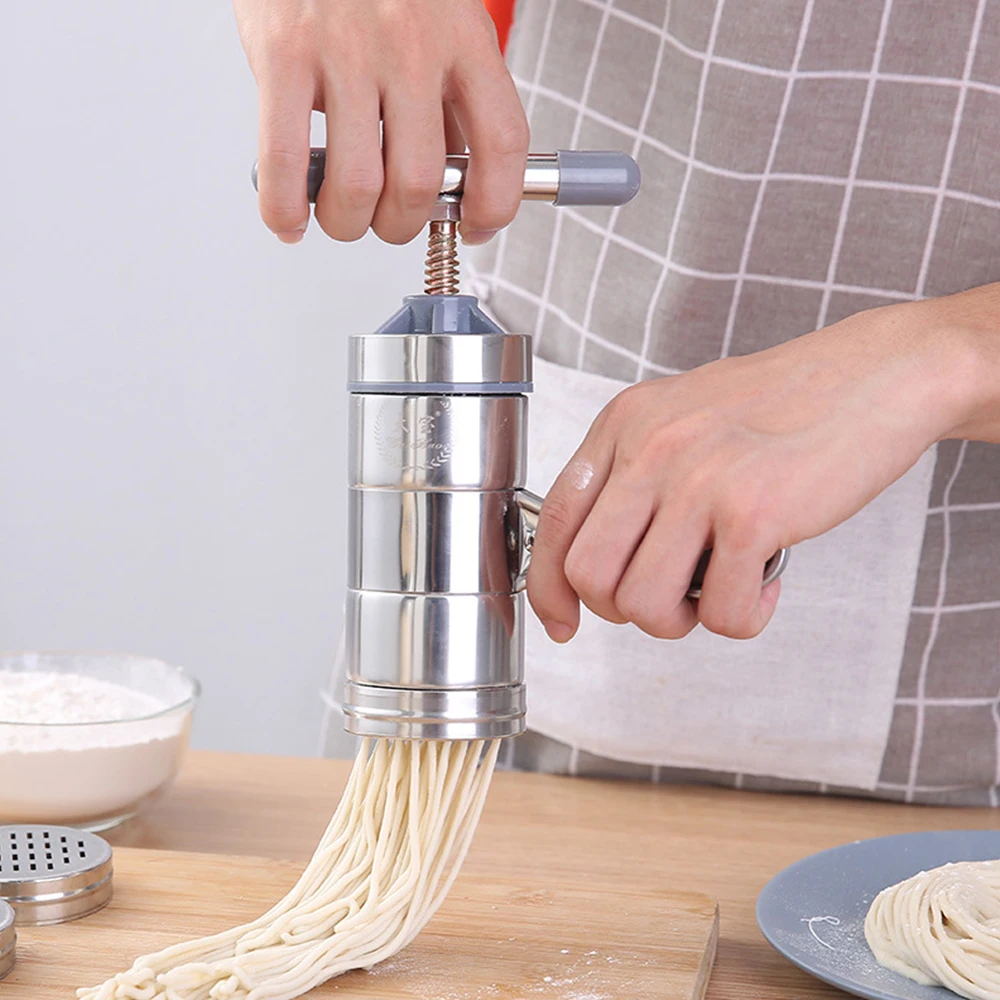 Manual Stainless Steel Noodle Maker Press Pasta Machine Crank Cutter Fruits Juicer Cookware Making Spaghetti Kitchen Tools
Manual Stainless Steel Noodle Maker Press Pasta Machine Crank Cutter Fruits Juicer Cookware Making Spaghetti Kitchen Tools