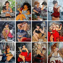 QIZITENG 5D Cartoon Fat Woman Diamond Painting Full Square Round Diamond Embroidery Handmade Mosaic Set Home Decoration Painting
QIZITENG 5D Cartoon Fat Woman Diamond Painting Full Square Round Diamond Embroidery Handmade Mosaic Set Home Decoration Painting