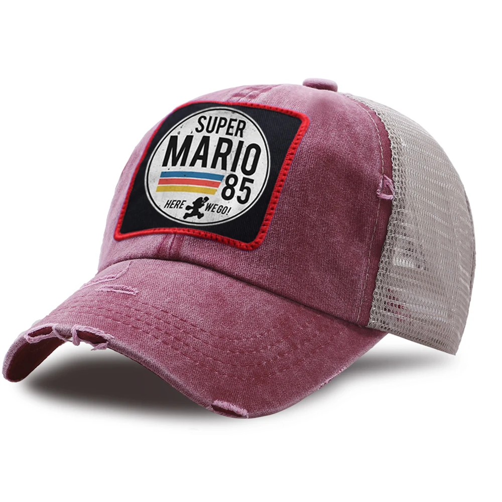 Plumber Anime Baseball Caps Men Summer Mesh Snapback Hat Vintage Hip Hop Cotton Cap Outdoor Women Trucker Cap Fashion Dad Hats
Plumber Anime Baseball Caps Men Summer Mesh Snapback Hat Vintage Hip Hop Cotton Cap Outdoor Women Trucker Cap Fashion Dad Hats