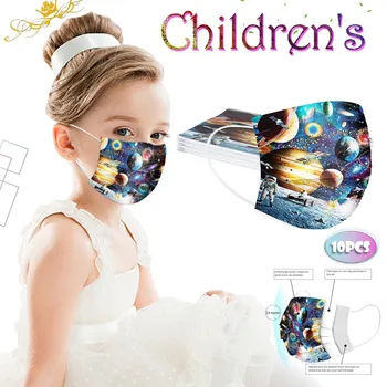 child's mask for face mouth Three-layer Disposable Non-woven Face Mask Elastic Ear hook FaceMasks Universe planet print Masks
child's mask for face mouth Three-layer Disposable Non-woven Face Mask Elastic Ear hook FaceMasks Universe planet print Masks
