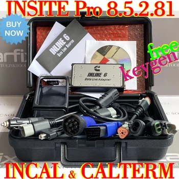 CUMMINS INLINE 6 Data Link Adapter Heavy duty diagnostic tool with Cables 2020 INSITE INCAL OCTOBER CALTERM wITH Metafiles
CUMMINS INLINE 6 Data Link Adapter Heavy duty diagnostic tool with Cables 2020 INSITE INCAL OCTOBER CALTERM wITH Metafiles