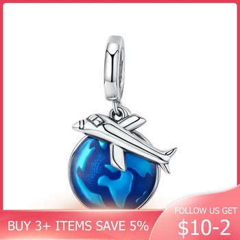 CodeMonkey New Arrival 925 Sterling Silver Travel Around World Plane Charm Pendant fit Women Bracelet & Necklaces Jewelry CMC664
CodeMonkey New Arrival 925 Sterling Silver Travel Around World Plane Charm Pendant fit Women Bracelet & Necklaces Jewelry CMC664